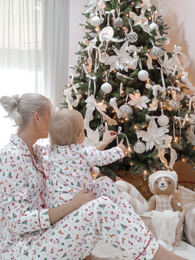 Santa's Crew Pajamas Women Size