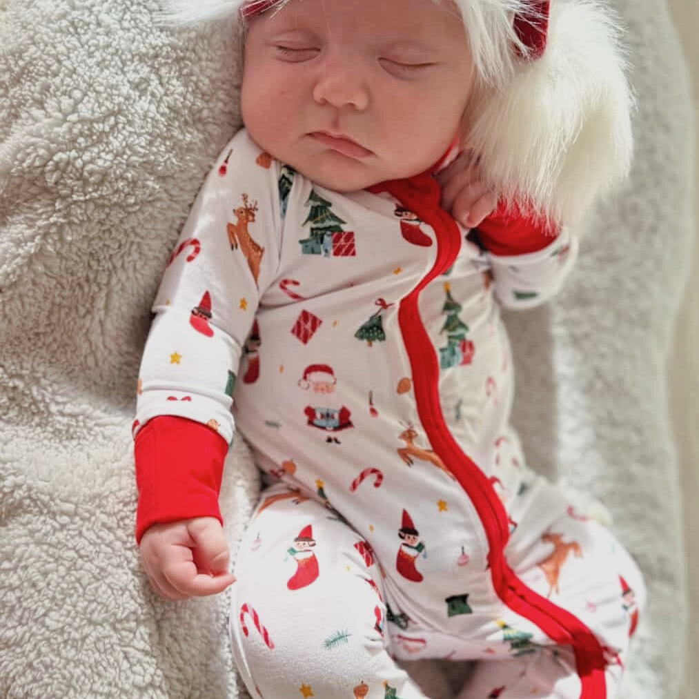 Baby boy Santa's Crew Romper (PRE-ORDER)