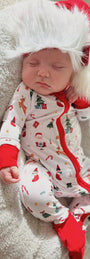 Baby boy Santa's Crew Romper (PRE-ORDER)