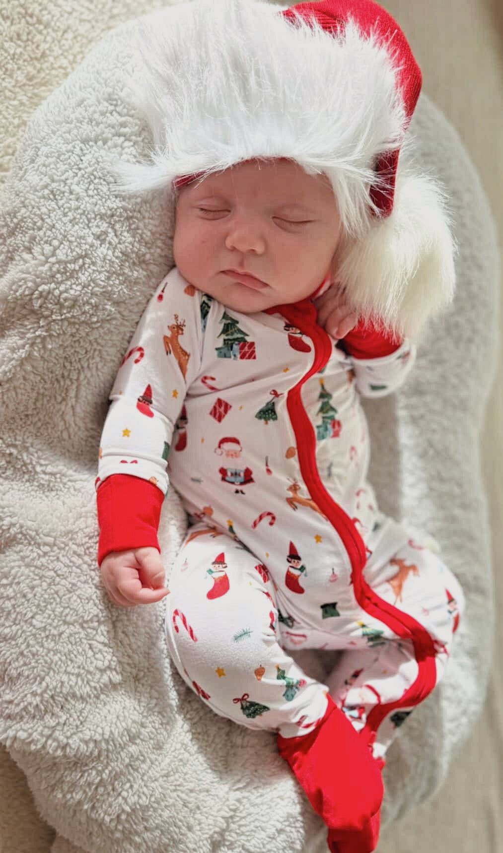 Baby boy Santa's Crew Romper (PRE-ORDER)