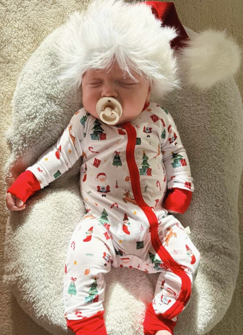Baby boy Santa's Crew Romper (PRE-ORDER)