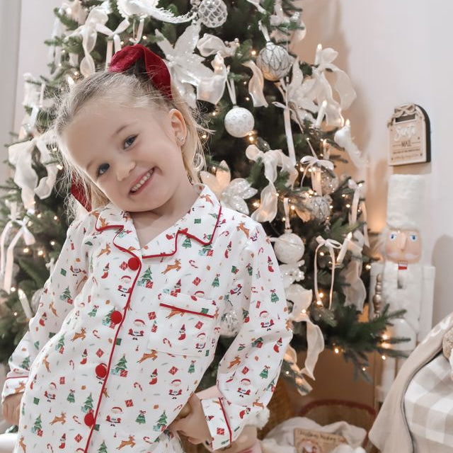 Santa's Crew Pajamas Toddler Size